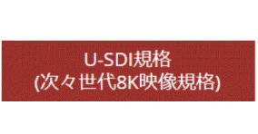 U-SDI規格（次々世代8K映像規格）